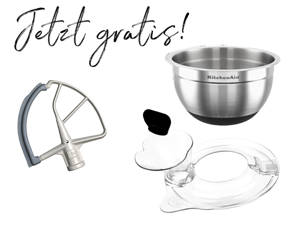 Küchenmaschine KitchenAid 6,9 Liter mit gratis Zubehör