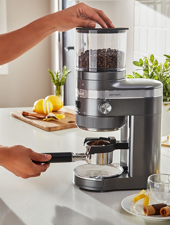 Artisan Kaffeemühle mit 70 Mahlgradstufen