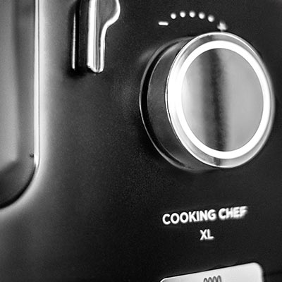 Das Bedienrad der Cooking Chef Black XL