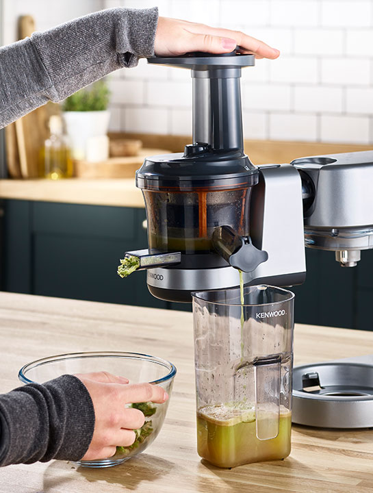 Das Slow Juicer Zubehör von Kenwood für die Küchenmaschine