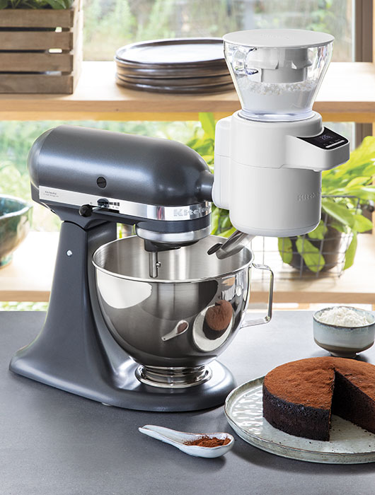 Die KitchenAid Küchenmaschine ist bereit für über 15 verschiedene Zubehöre