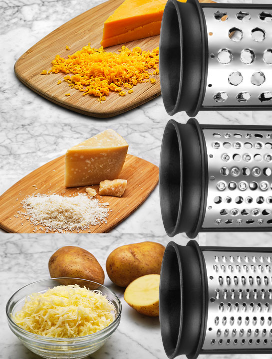 Drei-Zusatztrommeln-für-den-KitchenAid-Gemüseschneider-inklusive