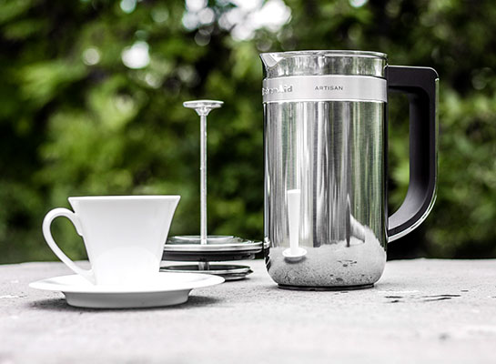 French Press doppelwandig. Hält den Kaffee lange heiß.