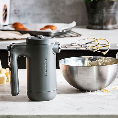 KitchenAid Handrührer Akku Dunkelgrau 5KHMB732EDG