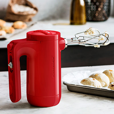 KitchenAid Handrührer Akku Empire Rot 5KHMB732EER