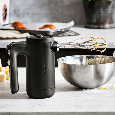 KitchenAid Handrührer Akku Matt Schwarz 5KHMB732EBM