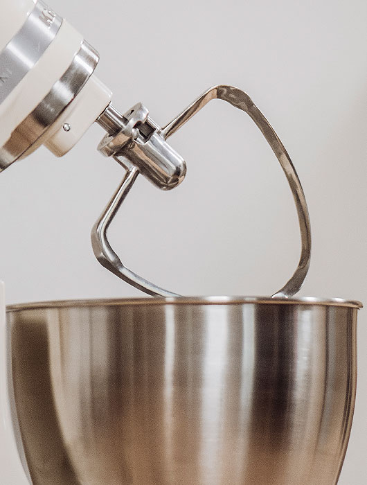 KitchenAid Mini Flachrührer Edelstahl von Kitty Professional