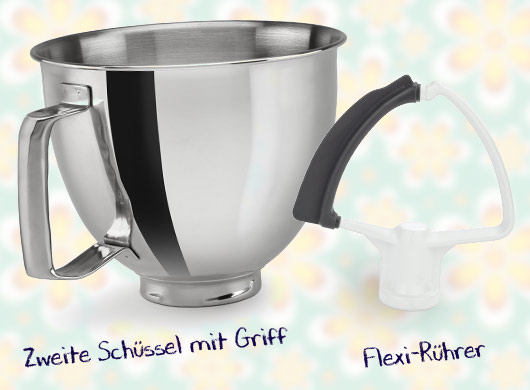 KitchenAid Mini Schüssel mit extra Zubehör