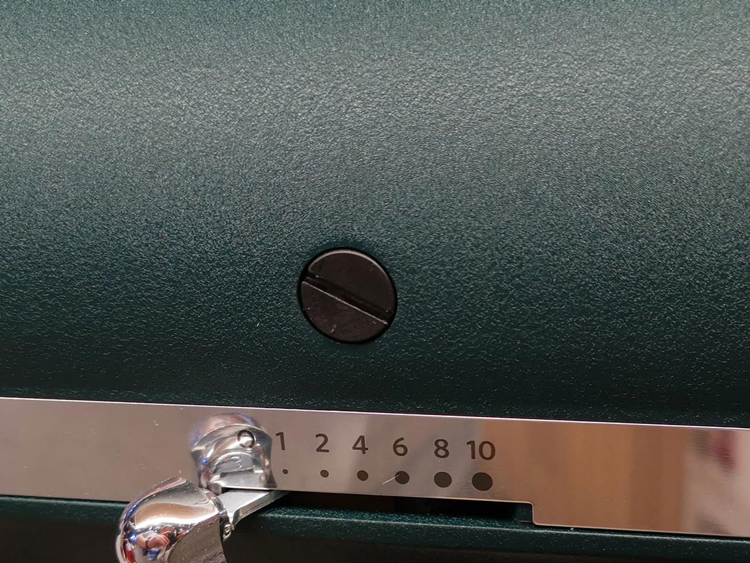 Pebbled Palm KitchenAid Detail