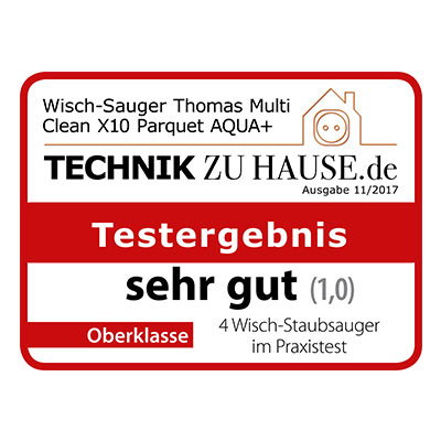 Testurteil sehr gut für den Multi Clean X10 von Thomas