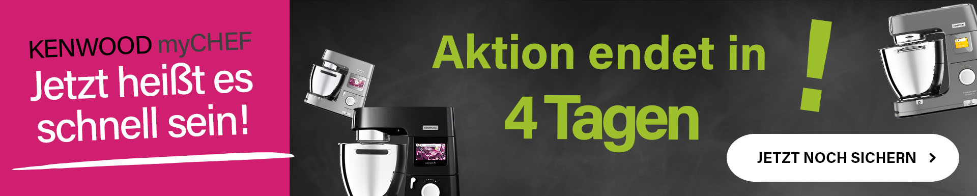 myCHEF Aktion endet bald
