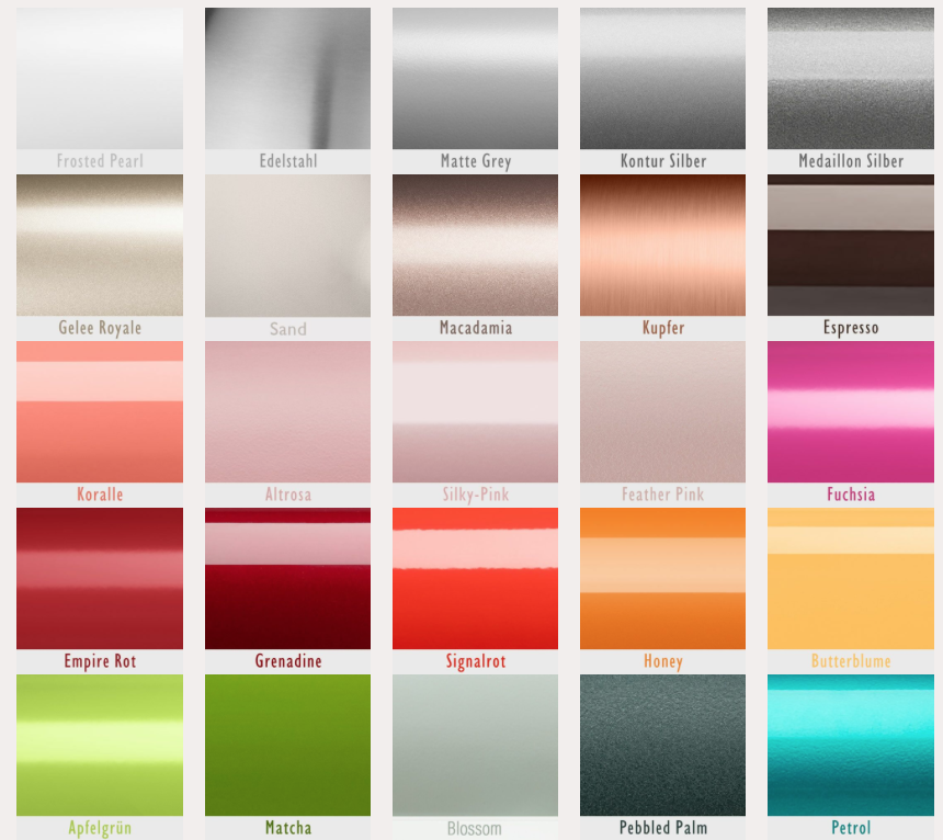 KitchenAid Farben