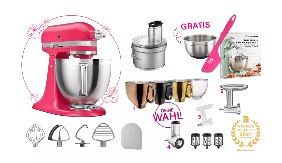 KitchenAid Hibiskus im Spar-Set