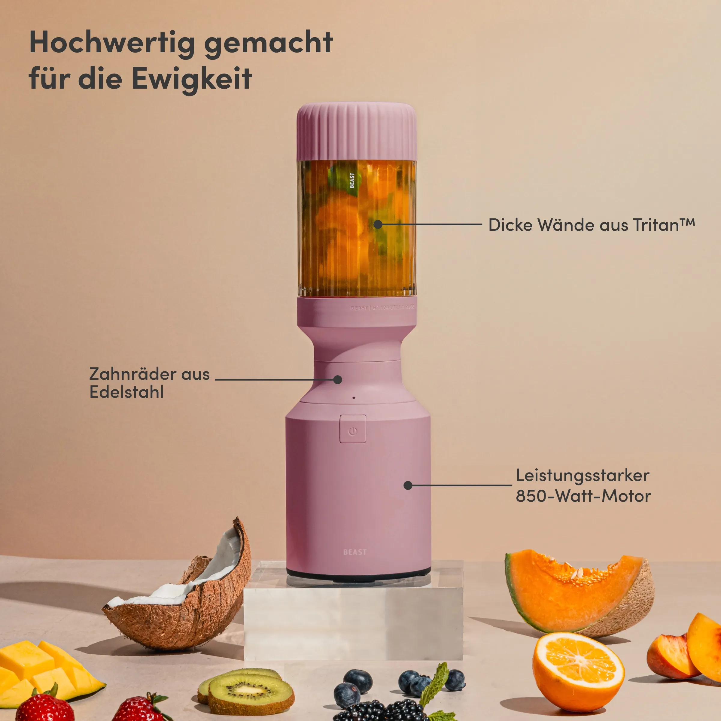 Beast Mighty 850 Plus Blender Lilac