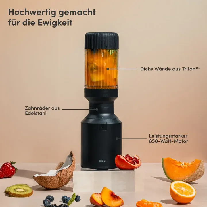 BEAST Mighty 850 Standmixer schwarz