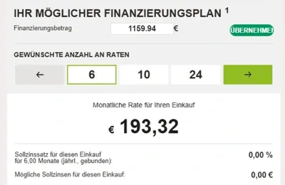 Consors Finanz Info auf der Produktseite