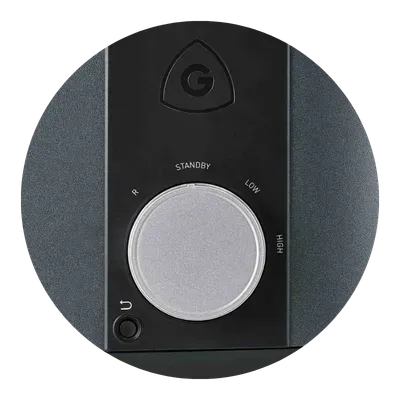 Einfache Bedienung dank Drehschalter