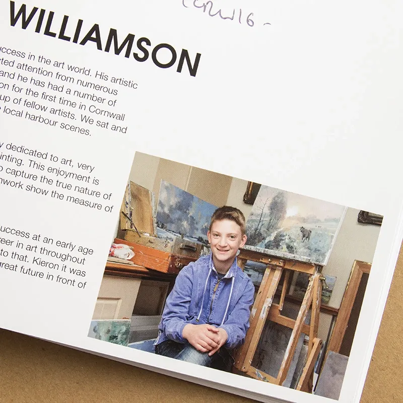 Kieron Williamson Ölgemälde "Safe and Sound"