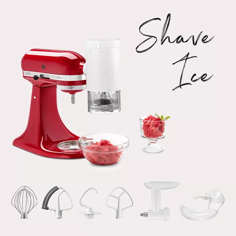 KitchenAid Küchenmaschine im Shave Ice Set