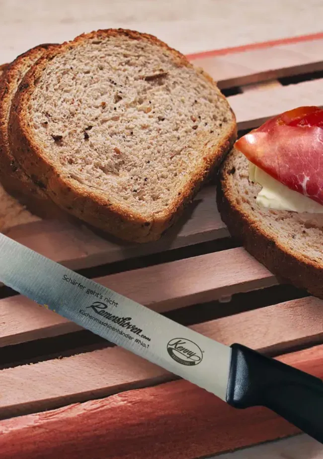 Kenny Professional Brotmesser in Schwarz