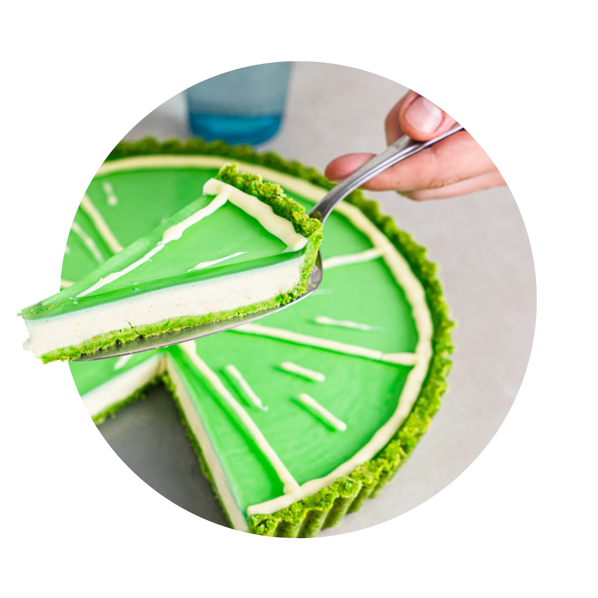 Limetten No Bake Cheesecake