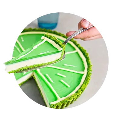 Limetten No Bake Cheesecake