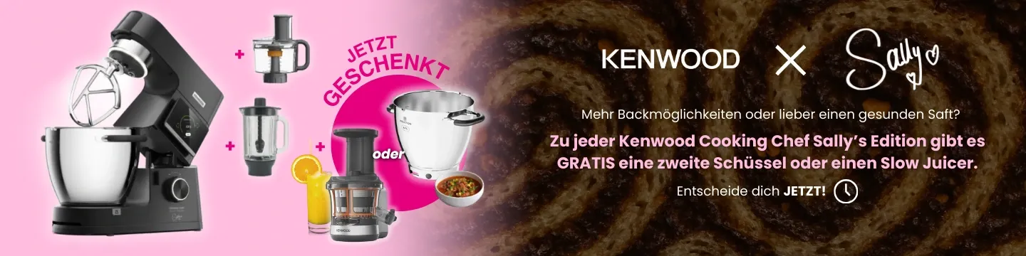 Sally Kenwood mit 2. Kochschüssel gratis