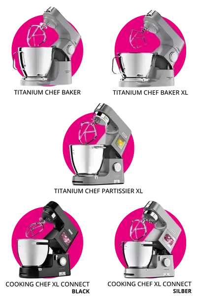 Kenwood Küchenmaschinen im Vergleich