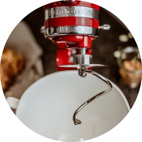 Profi-Knethaken "Teigpeitsche" für KitchenAid Küchenmaschine