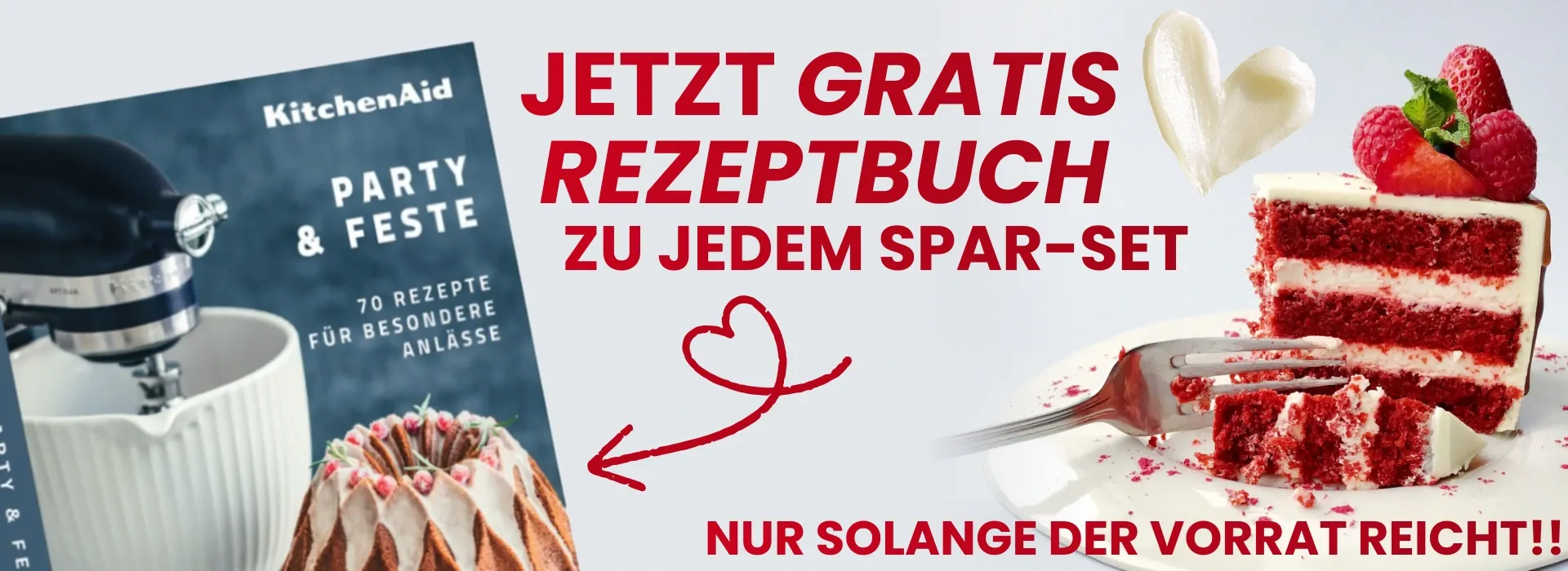 Gratis Rezeptbuch zu jedem KitchenAid Spar-Set