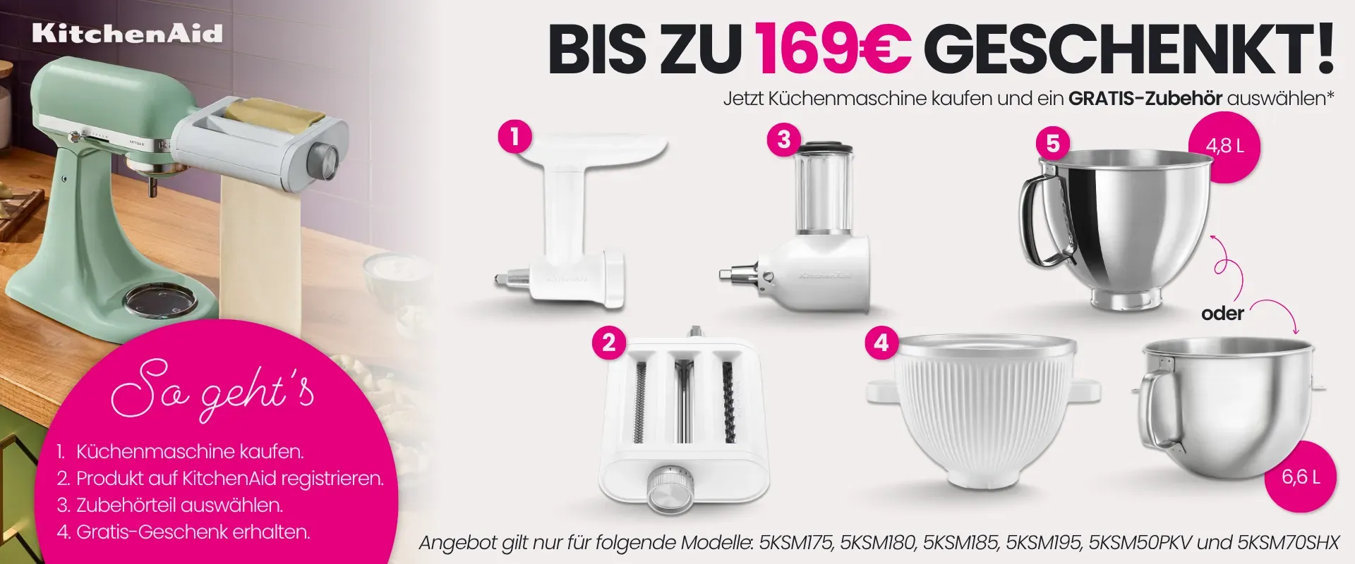 KitchenAid Küchenmaschine Aktion