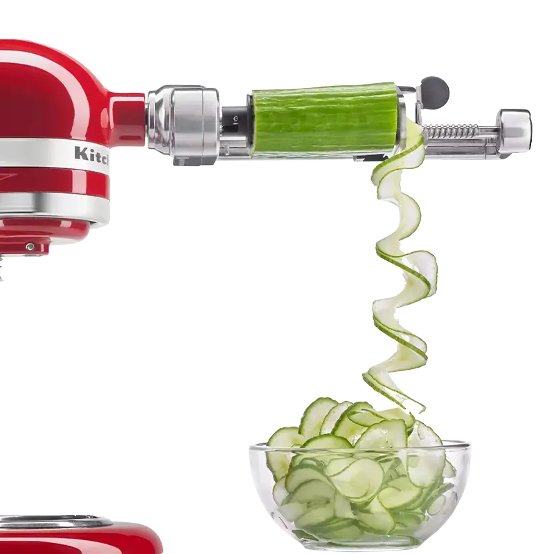 KitchenAid Spiralschneider im einsatz