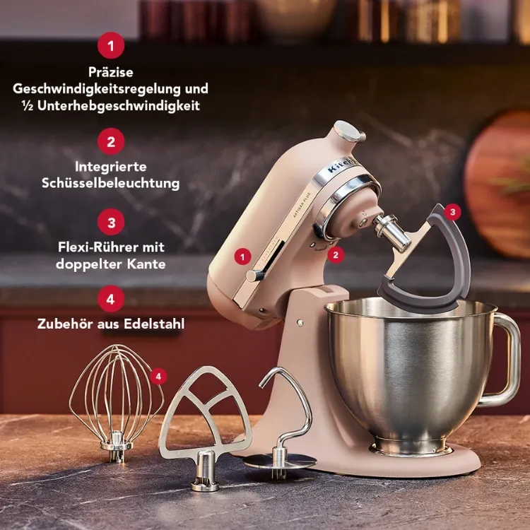 KitchenAid Artisan Plus Hellrosa