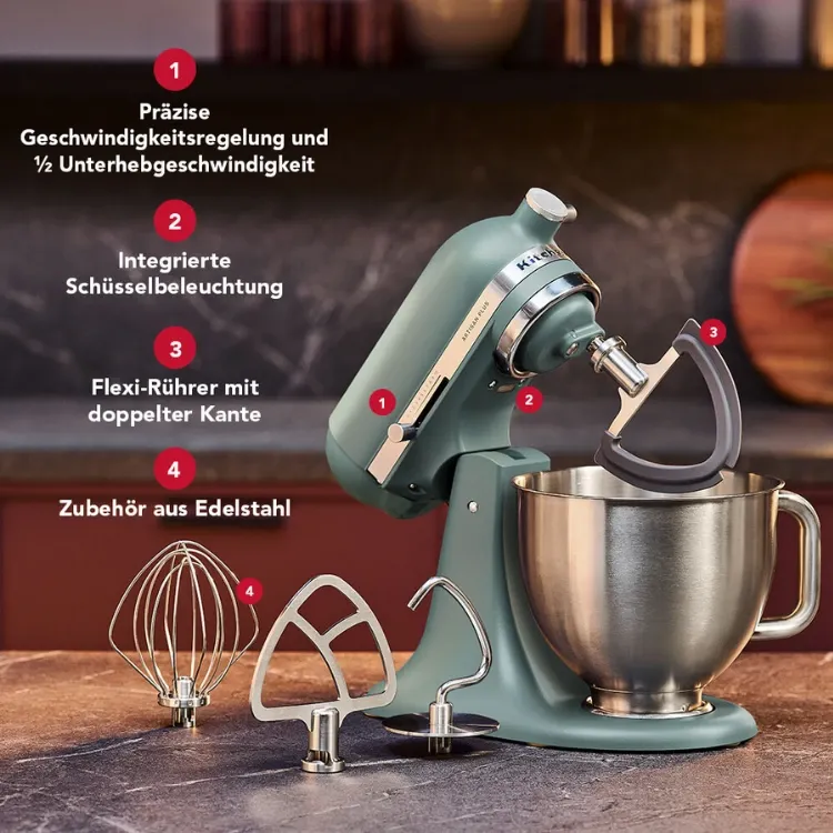 KitchenAid Artisan Plus Metall Blau Metall Grün