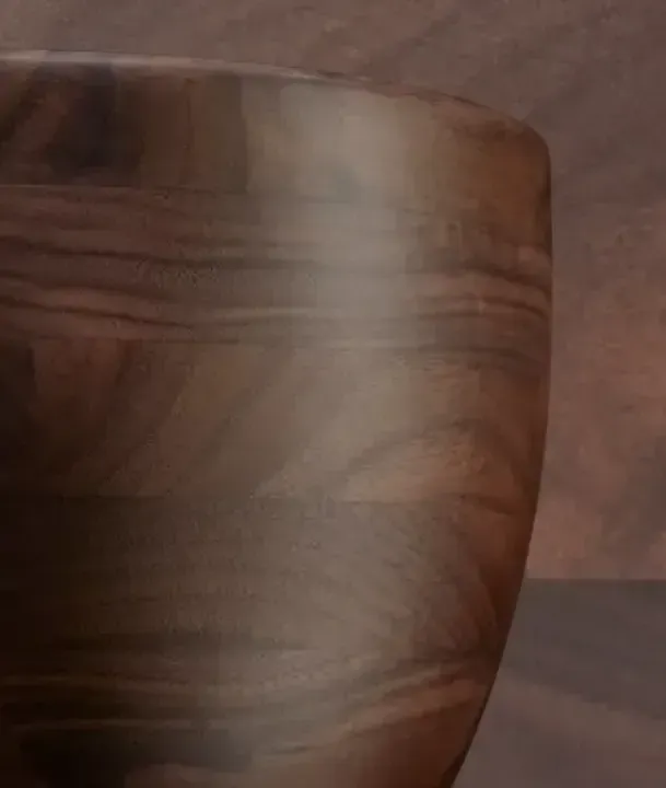 KitchenAid Porcelain White mit Holzschüssel Closeup