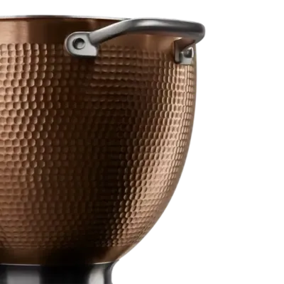 4,7 Liter Schüssel aus gehämmertem Kupfer