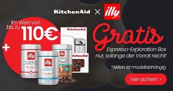 KitchenAid illy gratis Espresso Exploration Kit
