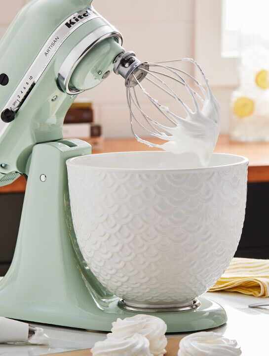 KitchenAid Kereamikschuessel Mermais Lace White