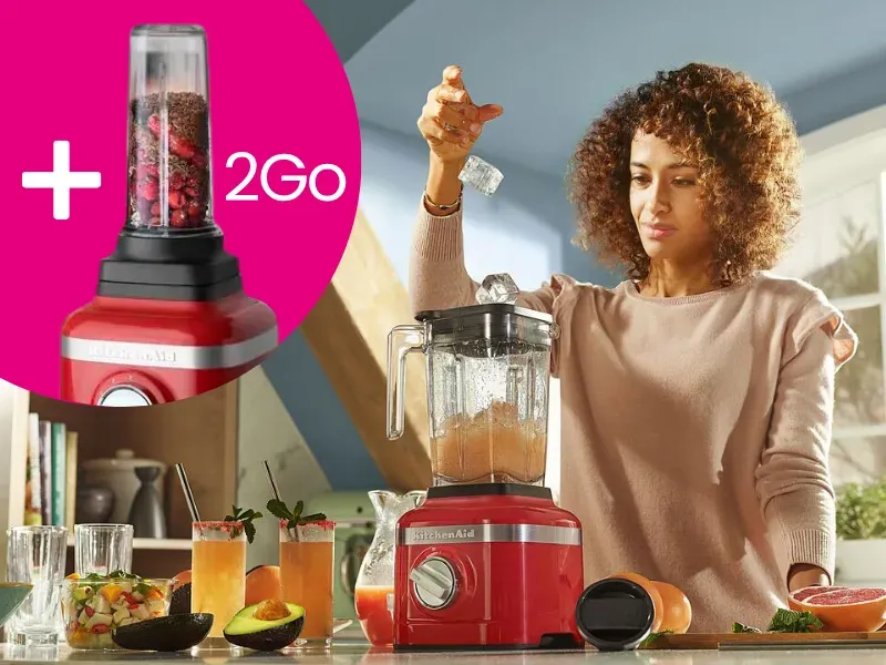 KitchenAid Standmixer K150 Spar-Pack mit Smoothie Maker 2Go