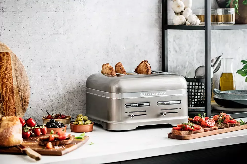 KitchenAid Artisan 4-Scheiben-Toaster Rot Liebesapfel