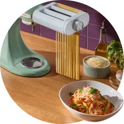 KitchenAid 3 in 1 Nudelvorsatz Metall Fettuccine