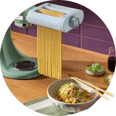 KitchenAid 3 in 1 Nudelvorsatz Metall Spaghetti