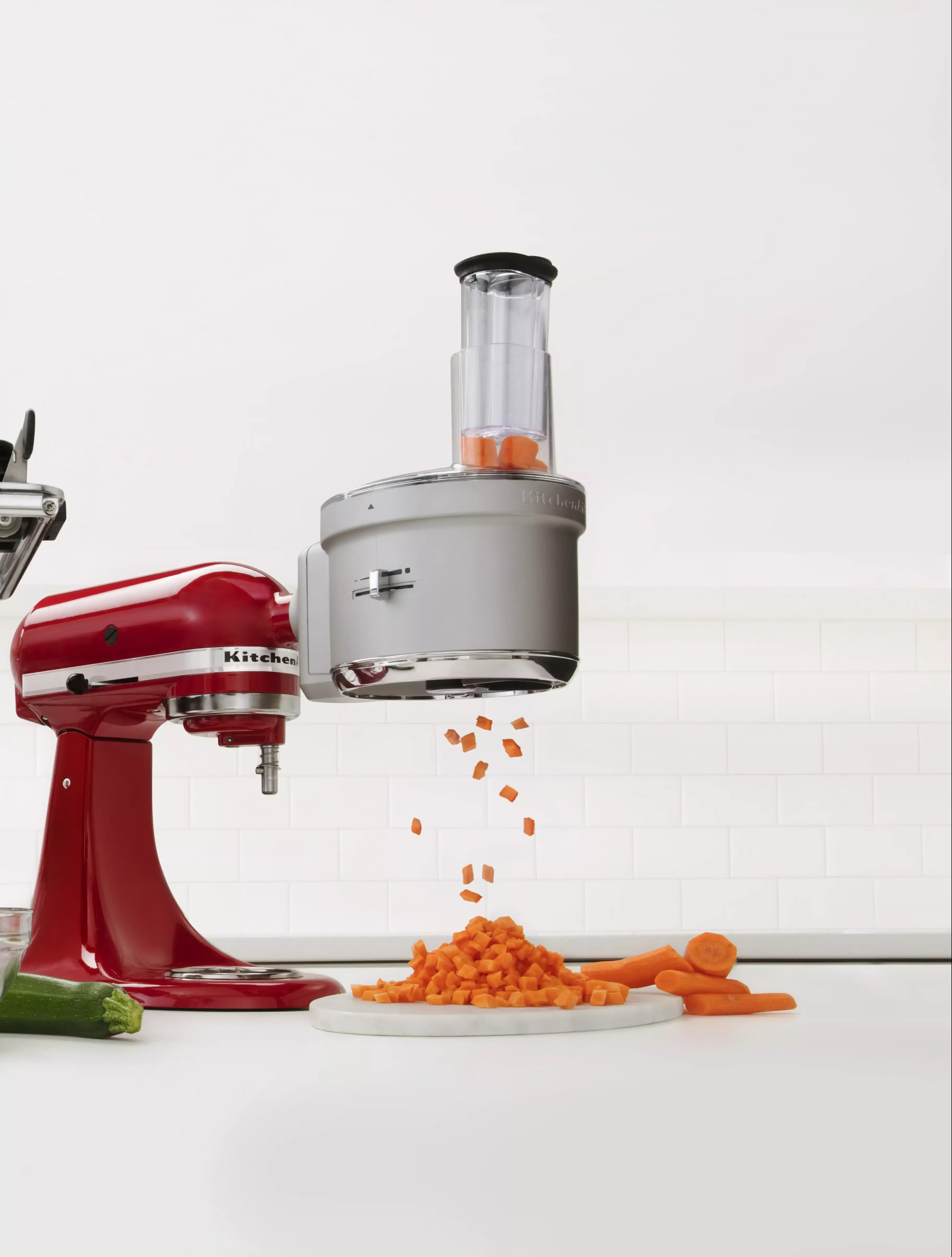 Food Processor im Betrieb