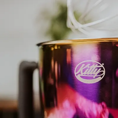 Tropfsicherer Schüttrand  der Kitty Professional Rührschüssel Super Bowl kompatibel mit KitchenAid