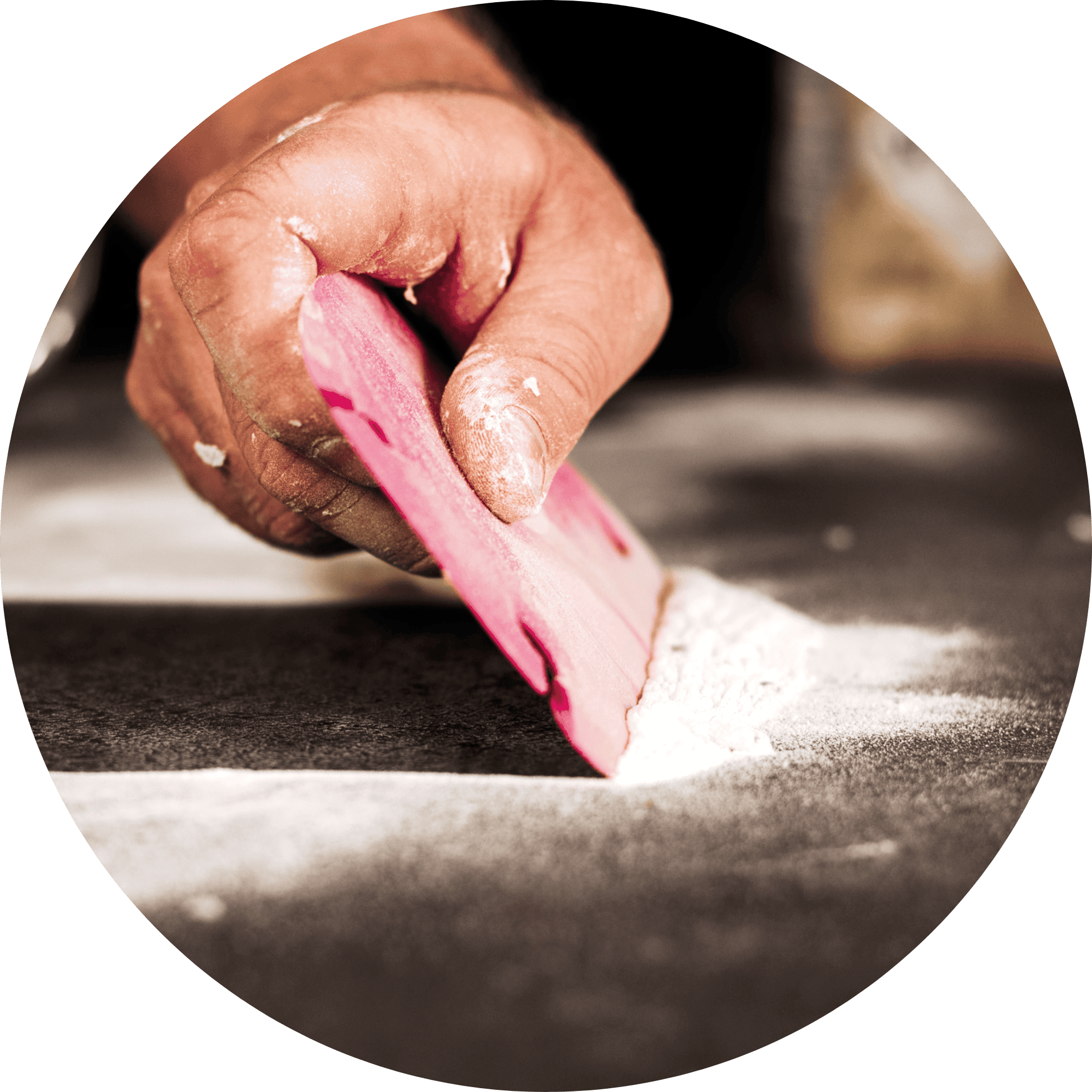 Profi-Teigkarte aus hochwertigem Silikon & Edelstahlkern