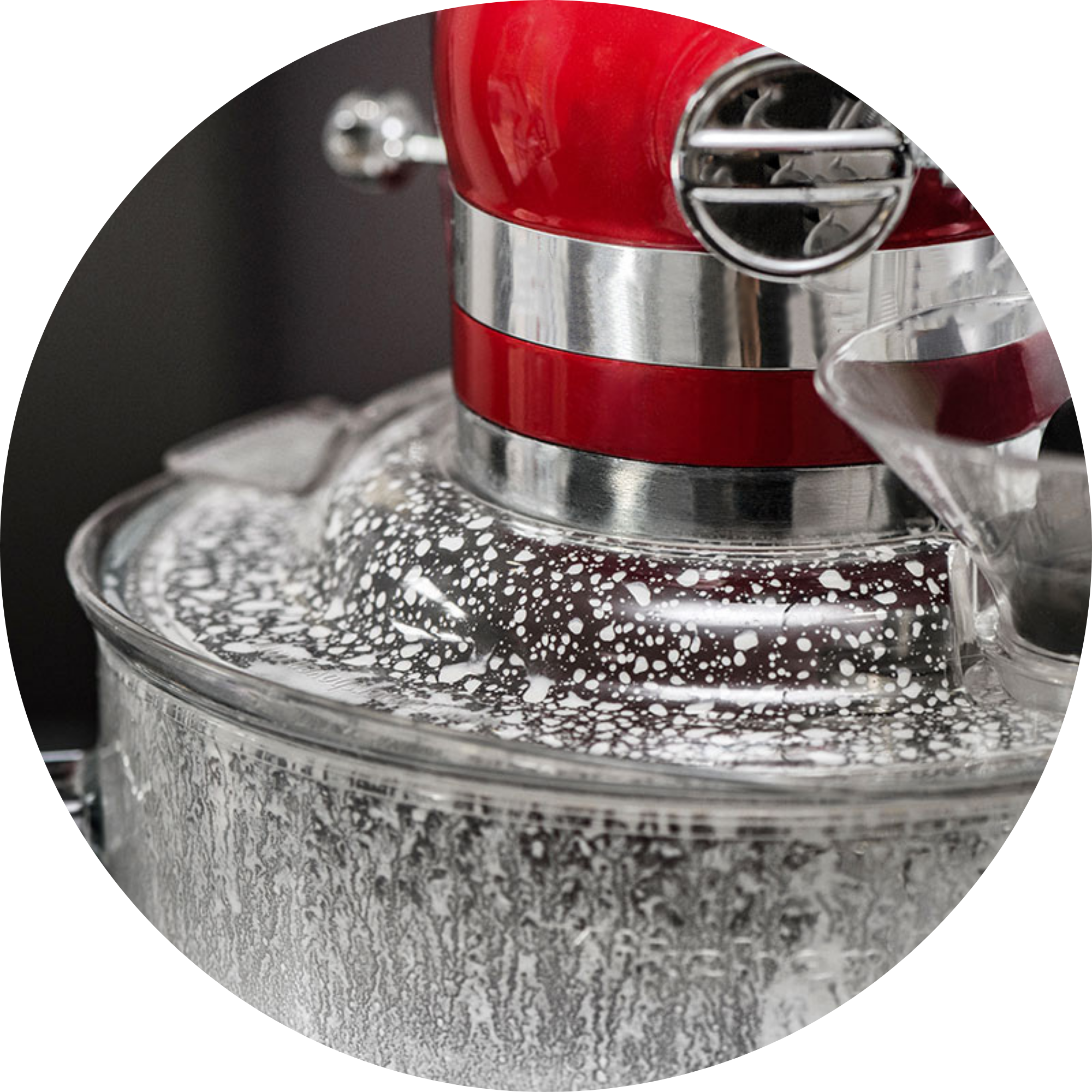 Profi-Spritzschutz "Zuhälter" kompatibel mit KitchenAid Rührschüssel