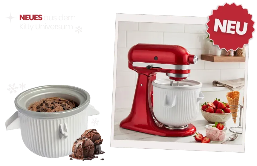 Kitty Professional Profi-Eisbereiter "Frosty" kompatibel mit allen KitchenAid