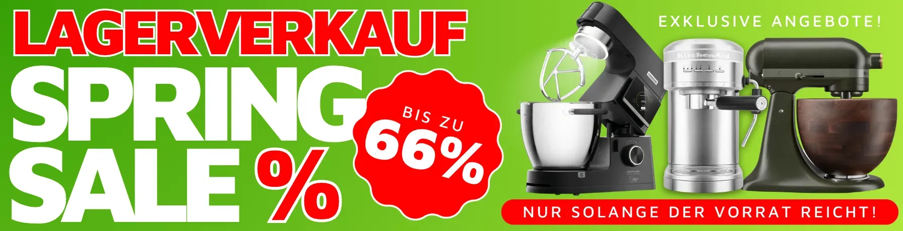 Lagerverkauf - Spring Sale 2026