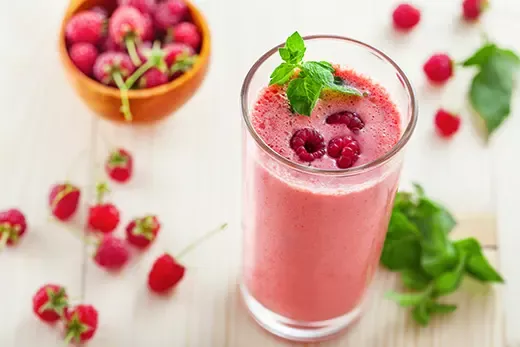 Himbeere Smoothie bei Ramershoven.com