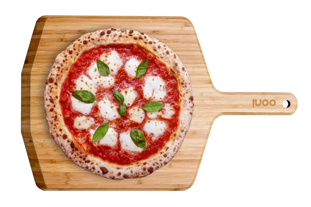 Pizzaschieber aus Bambus Servierbrett aus Bambus Ooni
